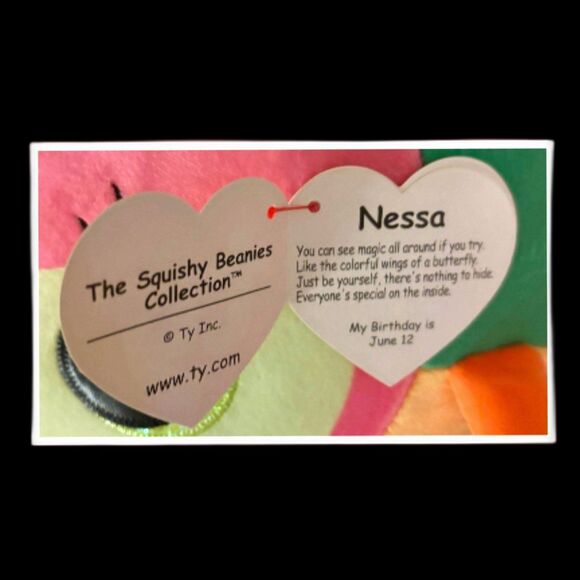 TY Squish A Boo Caterpillar Rainbow Plush Stuffed Animal “Nessa” - Size 13” - Picture 2 of 3